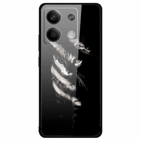 Hoesje Xiaomi Redmi Note 13 5g Shadow Cat Gehard Glas