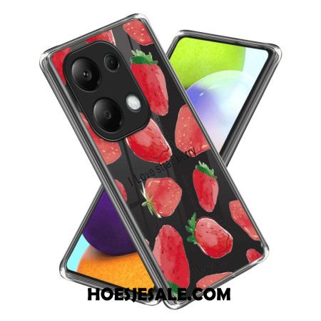 Hoesje Xiaomi Redmi Note 13 Pro 4g Aardbeien