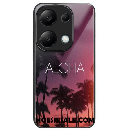 Hoesje Xiaomi Redmi Note 13 Pro 4g Aloha Gehard Glas Bescherming Hoesje