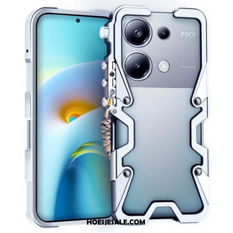 Hoesje Xiaomi Redmi Note 13 Pro 4g Aluminiumlegering Met Mechanische Arm