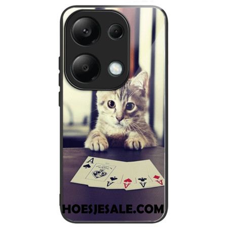 Hoesje Xiaomi Redmi Note 13 Pro 4g Chatpoker Van Gehard Glas Bescherming Hoesje