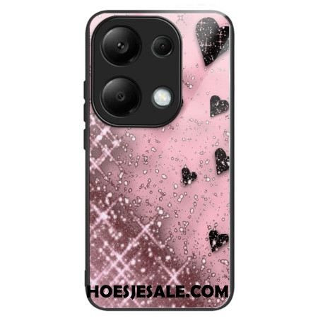 Hoesje Xiaomi Redmi Note 13 Pro 4g Roze Love Gehard Glas