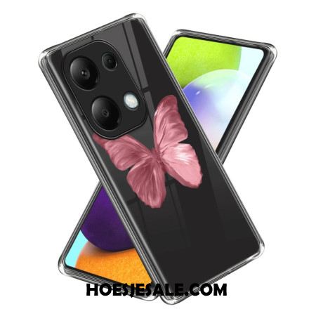 Hoesje Xiaomi Redmi Note 13 Pro 4g Roze Vlinder