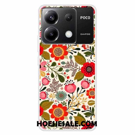 Hoesje Xiaomi Redmi Note 13 Pro 5g Kleurrijke Bloemen