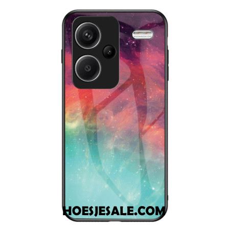 Hoesje Xiaomi Redmi Note 13 Pro Plus 5g Sterrenhemel Gehard Glas Bescherming Hoesje