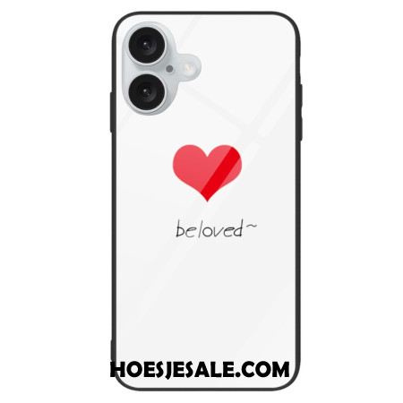 Hoesje iPhone 16 Geliefd Gehard Glas