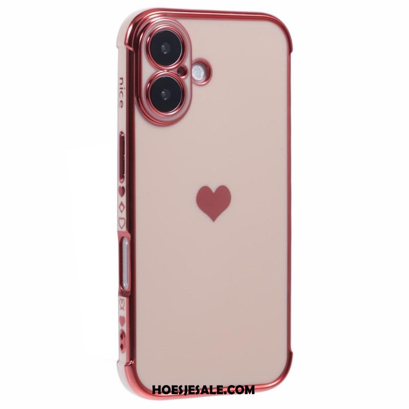 Hoesje iPhone 16 Hartpatroon Bescherming Hoesje