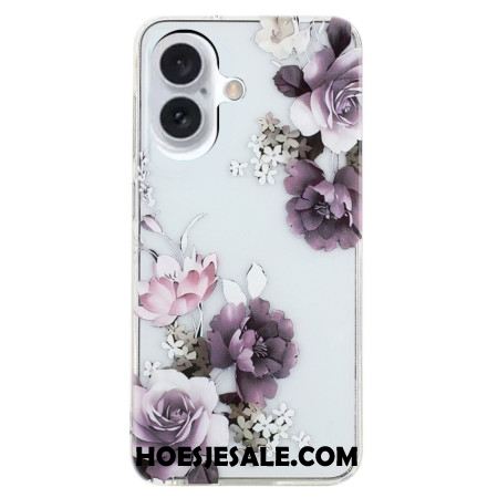 Hoesje iPhone 16 Pioenrozen