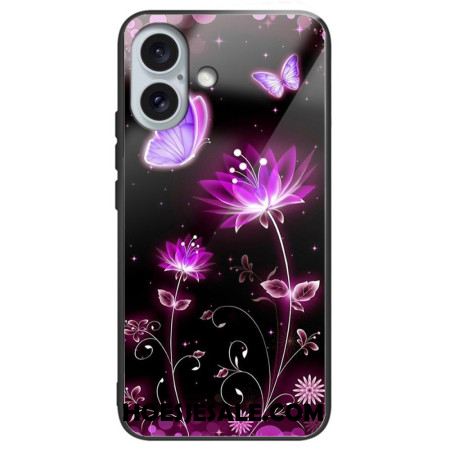 Hoesje iPhone 16 Plus Fluorescerende Lotus Bescherming Hoesje