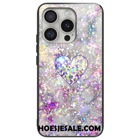 Hoesje iPhone 16 Pro Max Glanzend Hartgehard Glas