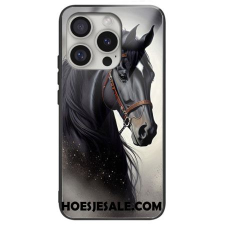 Hoesje iPhone 16 Pro Max Paard Gehard Glas