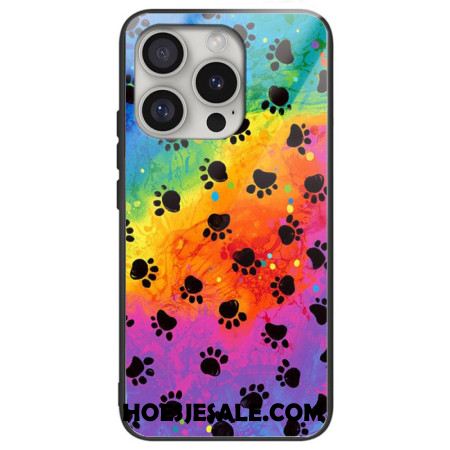 Hoesje iPhone 16 Pro Vingerafdrukken Van Gehard Glas