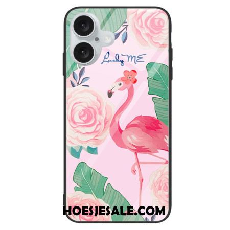 Hoesje iPhone 16 Vogel Van Gehard Glas