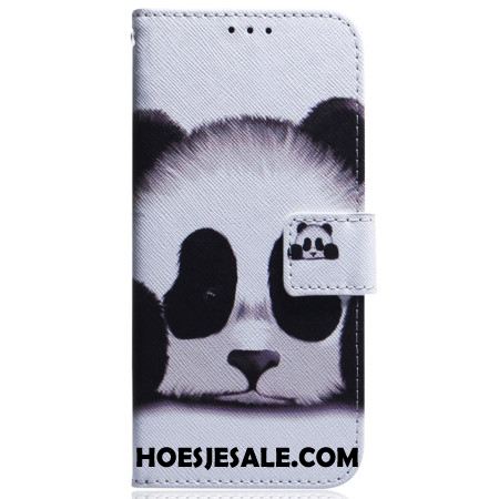 Leren Hoesje Sony Xperia 10 Vi Panda Bescherming Hoesje