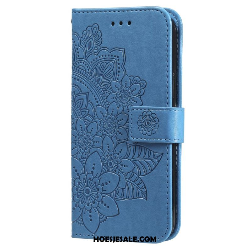 Leren Hoesje Voor Oneplus 12r Mandala Met Riempje