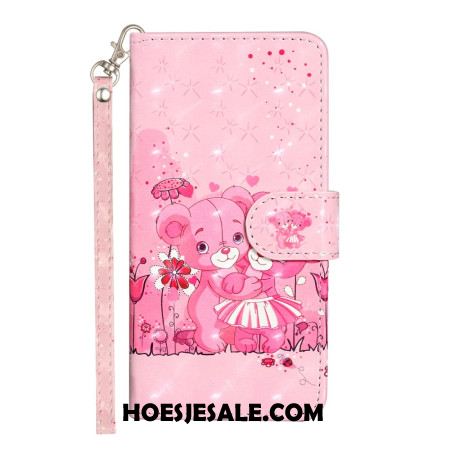 Leren Hoesje Voor Samsung Galaxy S24 5g Teddyberen In Lnaière