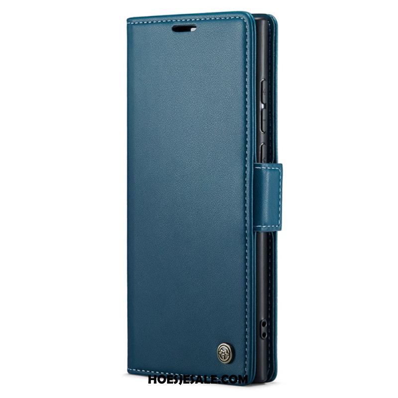 Leren Hoesje Voor Samsung Galaxy S24 Ultra 5g Caseme Litchi-textuur