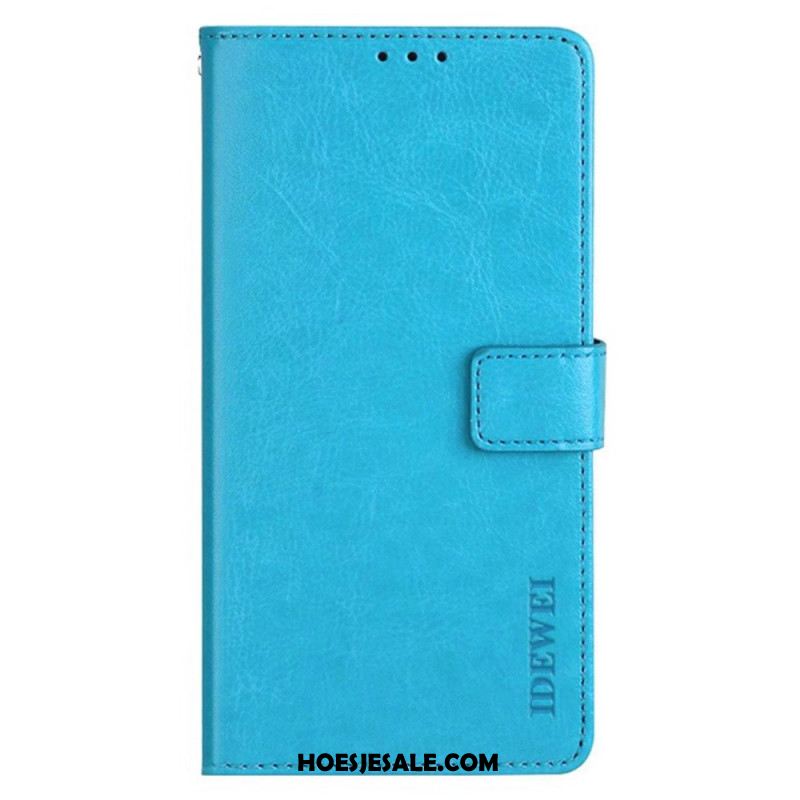 Leren Hoesje Voor Xiaomi Redmi Note 13 5g Ledereffect Idewei