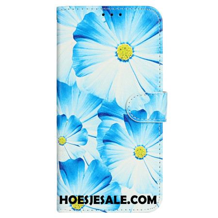 Leren Hoesje Voor iPhone 16 Plus Orchideeën