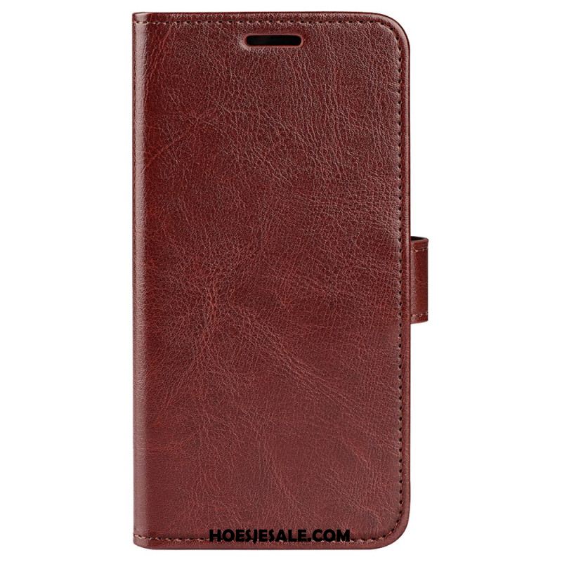 Leren Hoesje Xiaomi Redmi Note 13 4g Vintage Textuur Bescherming Hoesje