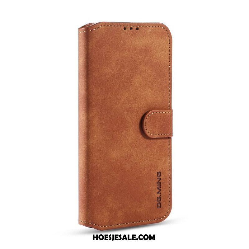 Leren Hoesje voor Samsung Galaxy A42 5G Dg.ming Retro