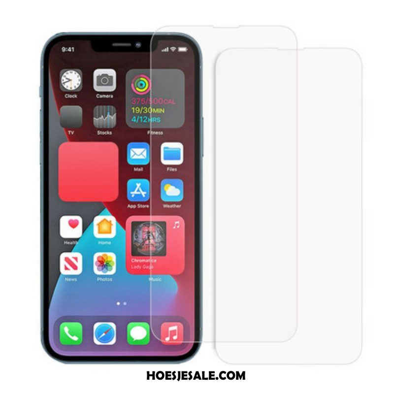 Tempered Glass Bescherming (2 Stuks) Voor Het Scherm Van De iPhone 13 / 13 Pro